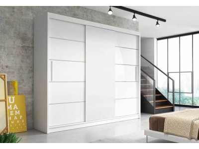 Гардероб ALBA (корпус бял/лице бял)